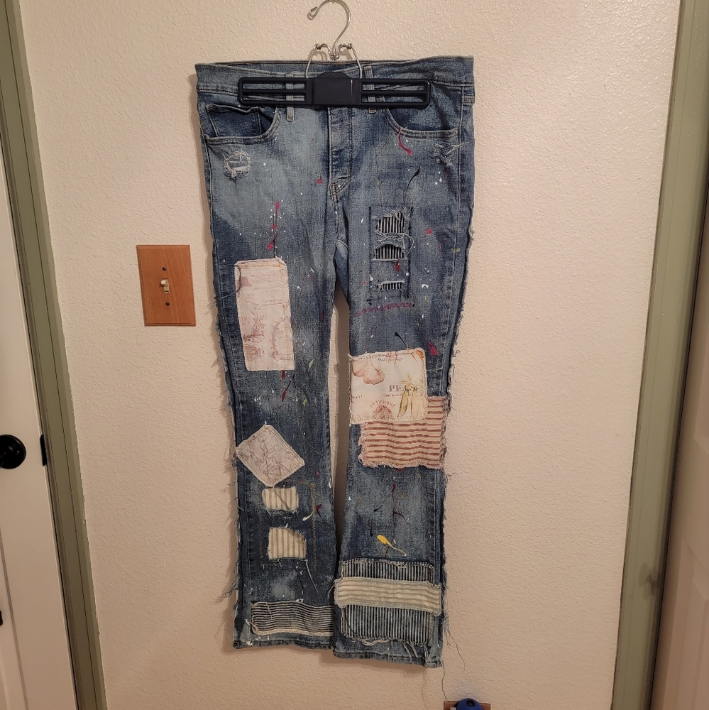 Vintage reworked Levis